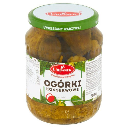 Ogórki konserwowe Urbanek 680 g