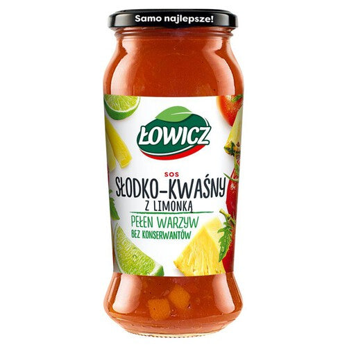 Sos słodko - kwaśny z limonką Łowicz 500 g