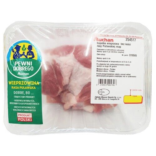 Łopatka wieprzowa bez kości rasy Puławskiej Pewni Dobrego na wagę ok. 1000 g