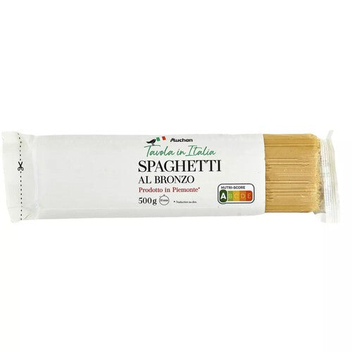 Makaron spaghetti al bronzo Auchan 500 g