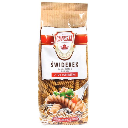 Makaron świderek z błonnikiem owsianym Czaniecki 250 g
