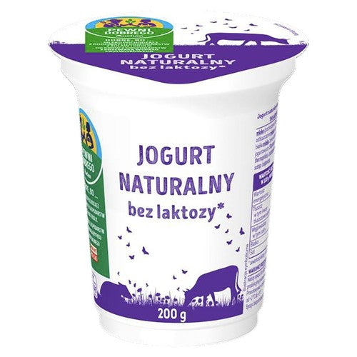 Jogurt naturalny bez laktozy Pewni Dobrego 200 g