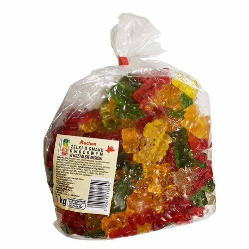 Żelki misie o smaku owocowym Auchan 1 kg