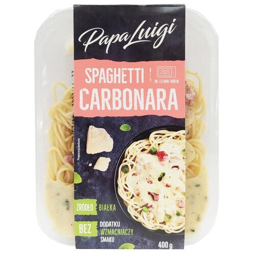 Spaghetti Carbonara. Papa Luigi 400 g