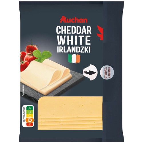 Ser Cheddar White Irlandzki Auchan 150 g