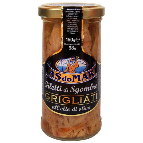Filety z makreli grilowane w oliwie z oliwek ASdoMAR 98 g