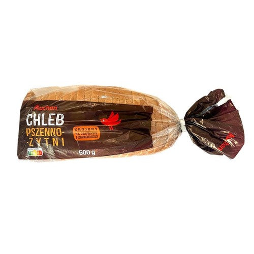 Chleb pszenno - żytni Auchan 500 g