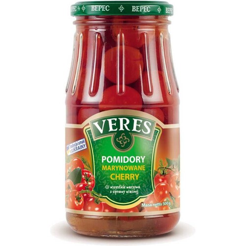 Pomidory marynowane cherry Veres 500 g