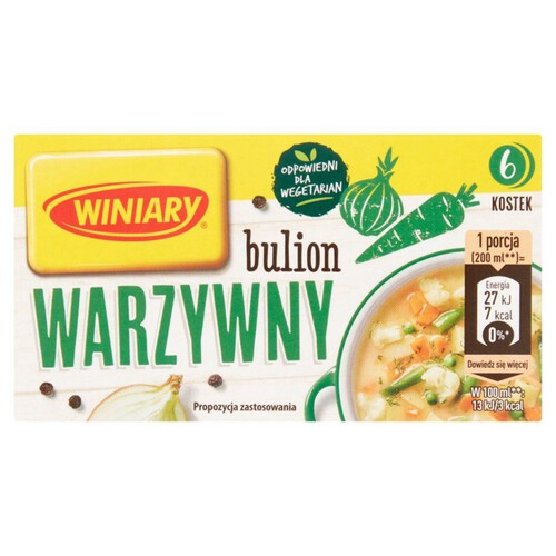 Bulion warzywny kostka Winiary 60 g