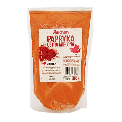 Papryka ostra mielona Auchan 500 g