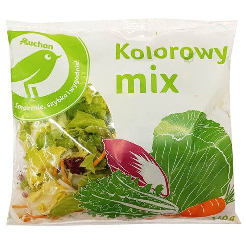 Sałatka kolorowy mix Warzywa Auchan 140 g