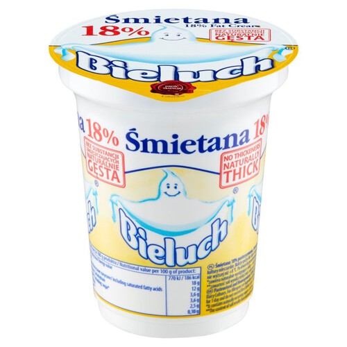 Śmietana 18% Bieluch 330 g