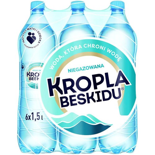 Woda mineralna niegazowana Kropla Beskidu 6 x 1,5 l