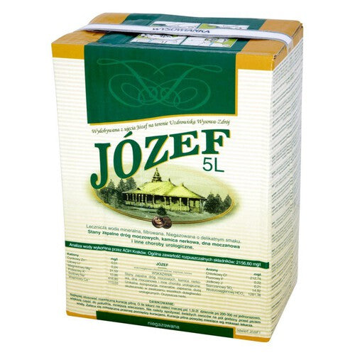 Woda mineralna niegazowana lecznicza Józef Uzdrowisko Wysowa 5 l