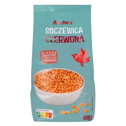 Soczewica czerwona Auchan 400 g
