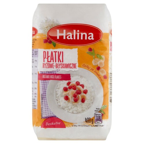 Płatki ryżowe błyskawiczne Halina 400 g