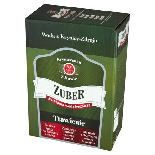 Naturalna woda lecznicza Zuber 3 l