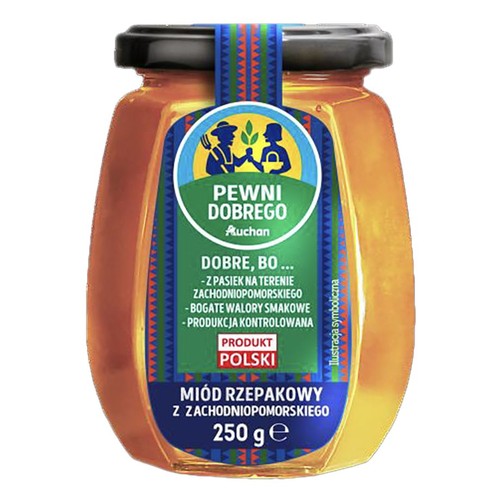 Miód rzepakowy Pewni Dobrego 250 g
