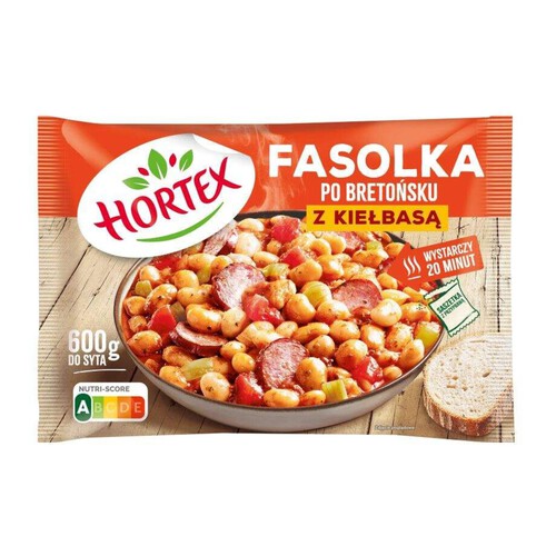 Fasolka po bretońsku z kiełbasą Hortex 600 g