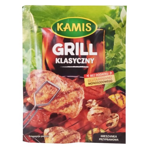 Grill klasyczny mieszanka przypraw Kamis 25 g