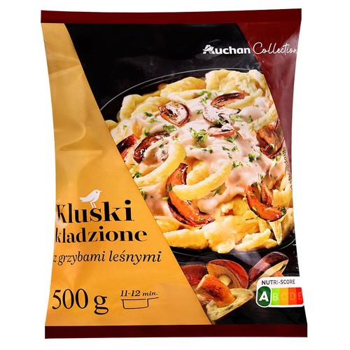 Kluski kładzione z grzybami Auchan Collection 500 g