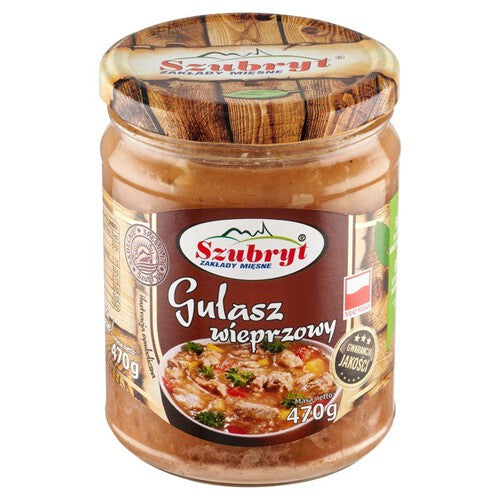 Gulasz wieprzowy Szubryt 470 g