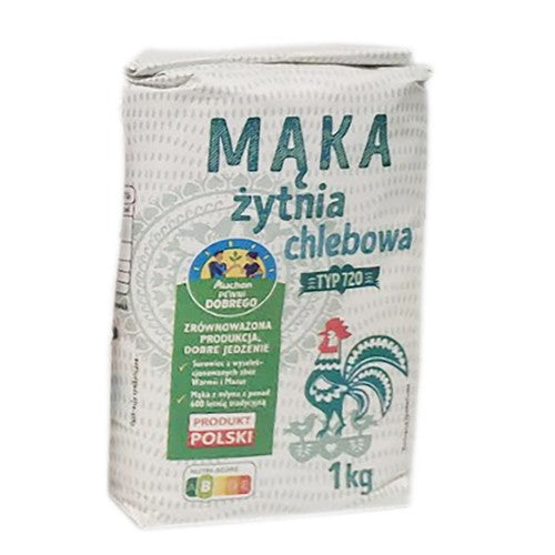 Mąka żytnia chlebowa typ 720 Auchan 1 kg