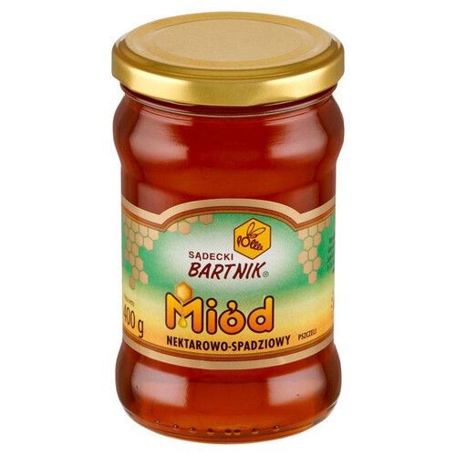 Miód pszczeli nektarowo-spadziowy Sądecki Bartnik 400 ml