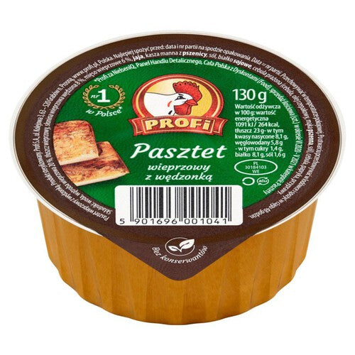 Pasztet wieprzowy z wędzonką Profi 130 g