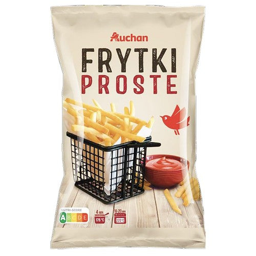 Frytki proste Auchan 2,5 kg