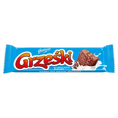 Wafelek w mlecznej czekoladzie Grześki 36 g