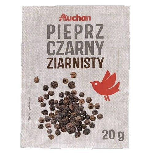 Pieprz czarny ziarnisty Auchan 20 g