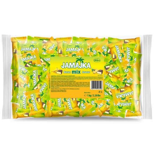 Cukierki Jamajka mix Banana Vobro 1 kg