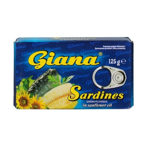 Sardynki w oleju Giana 125 g