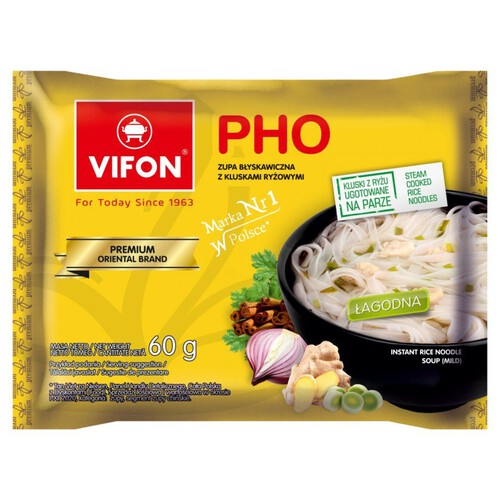 Zupa Pho instant z kluskami ryżowymi Vifon 60 g
