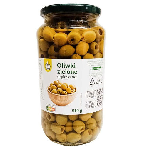 Oliwki zielone drylowane Auchan 910 g