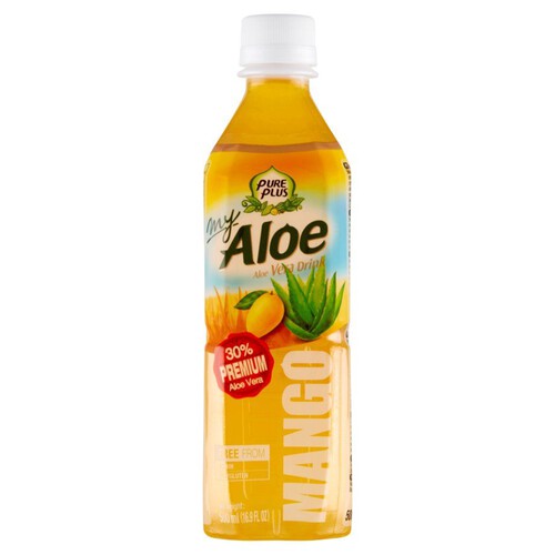 Napój z aloesem o smaku mango Pure Plus 500 ml