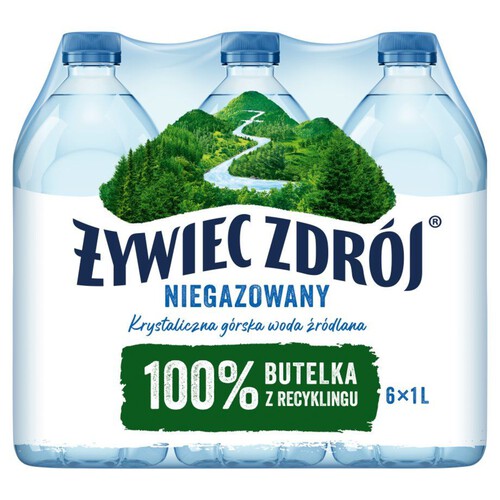 Woda źródlana niegazowana Żywiec Zdrój 6 x 1 l