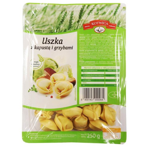 Uszka z kapustą i grzybami Kotwica 250 g