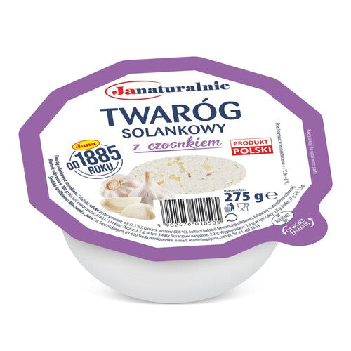 Twaróg solankowy z czosnkiem Jana 275 g