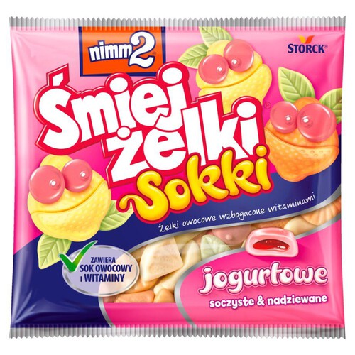 Śmiejżelki Sokki jogurtowe nimm2 90 g