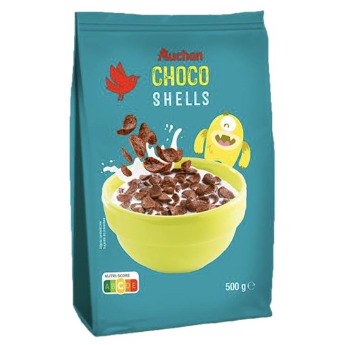 Choco shells płatki czekoladowe Auchan 500 g