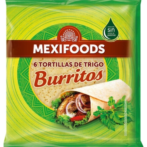 Tortilla do Buritto 6 placków Mexifoods 370 g