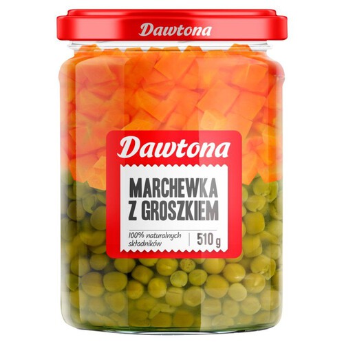 Marchewka z groszkiem Dawtona 510 g
