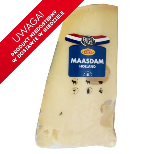 Ser holenderski Maasdam Fresh Pack na wagę ok. 200 g