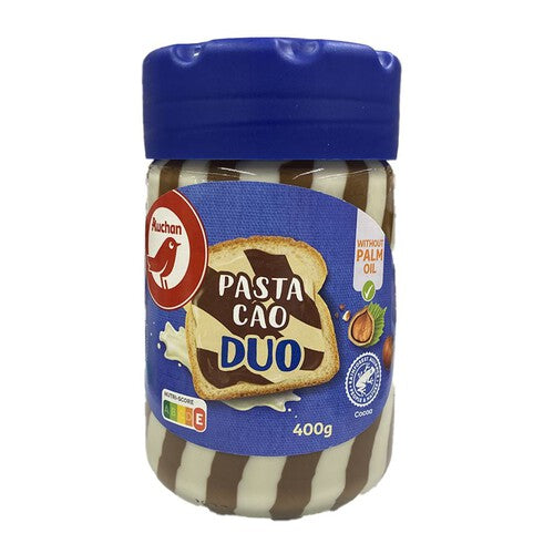Krem czekoladowo-orzechowy duo Auchan 400 g