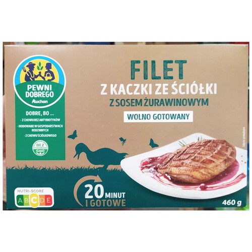 Filet z kaczki do pieczenia Pewni Dobrego 460 g