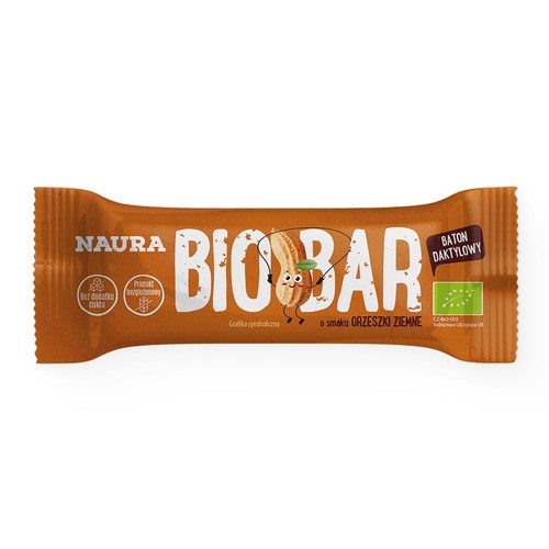 BIO Baton orzeszki ziemne Naura 35 g