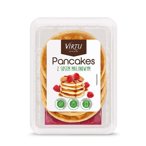 Pancakes z sosem malinowym Virtu 180 g