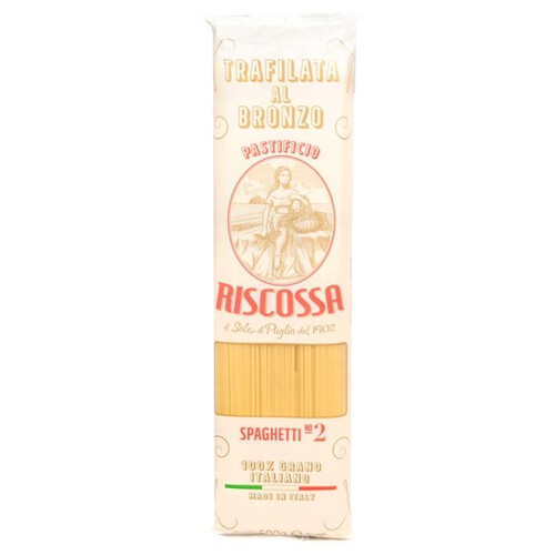 Makaron z semoliny z pszenicy durum "Spaghetti" Riscossa 500 g